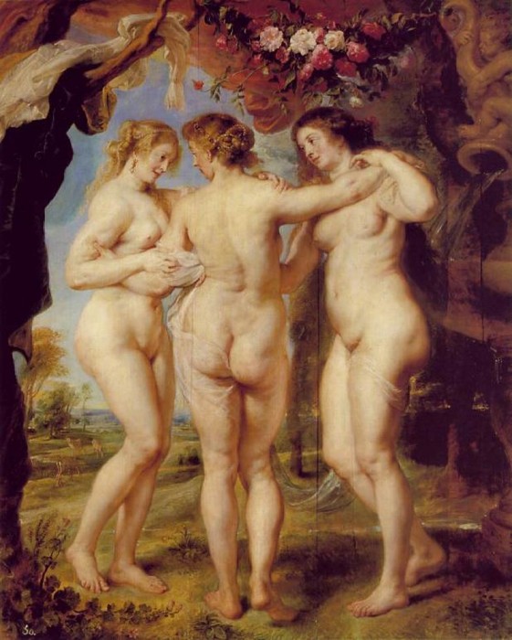 Питер Пауль Рубенс "Три Грации", 1639г.