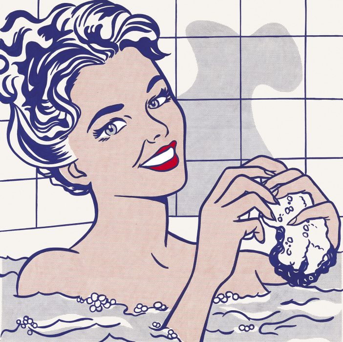 Девушка в ванной, Рой Лихтенштейн 1963 г.