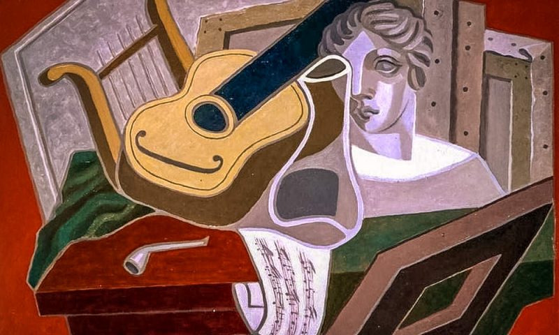 «Стол музыканта», Хуaн Грис (1926)