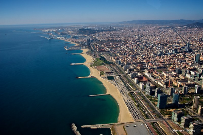 Пляжи Барселоны, последний – нудистский