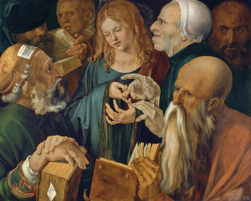Христос среди учителей, Альбрехт Дюрер 1506 г.