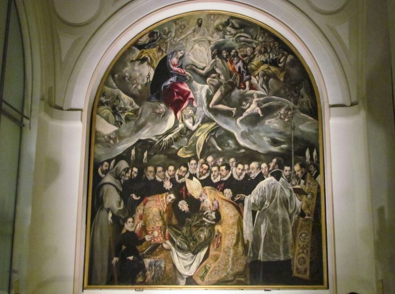 Картина Эль Греко "Погребение графа Оргаса"