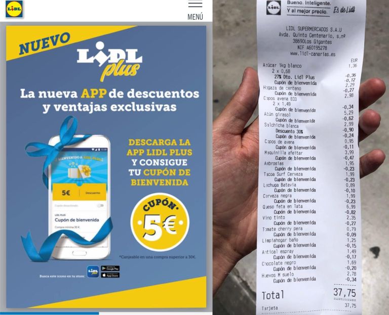 Купон Lidl на €5