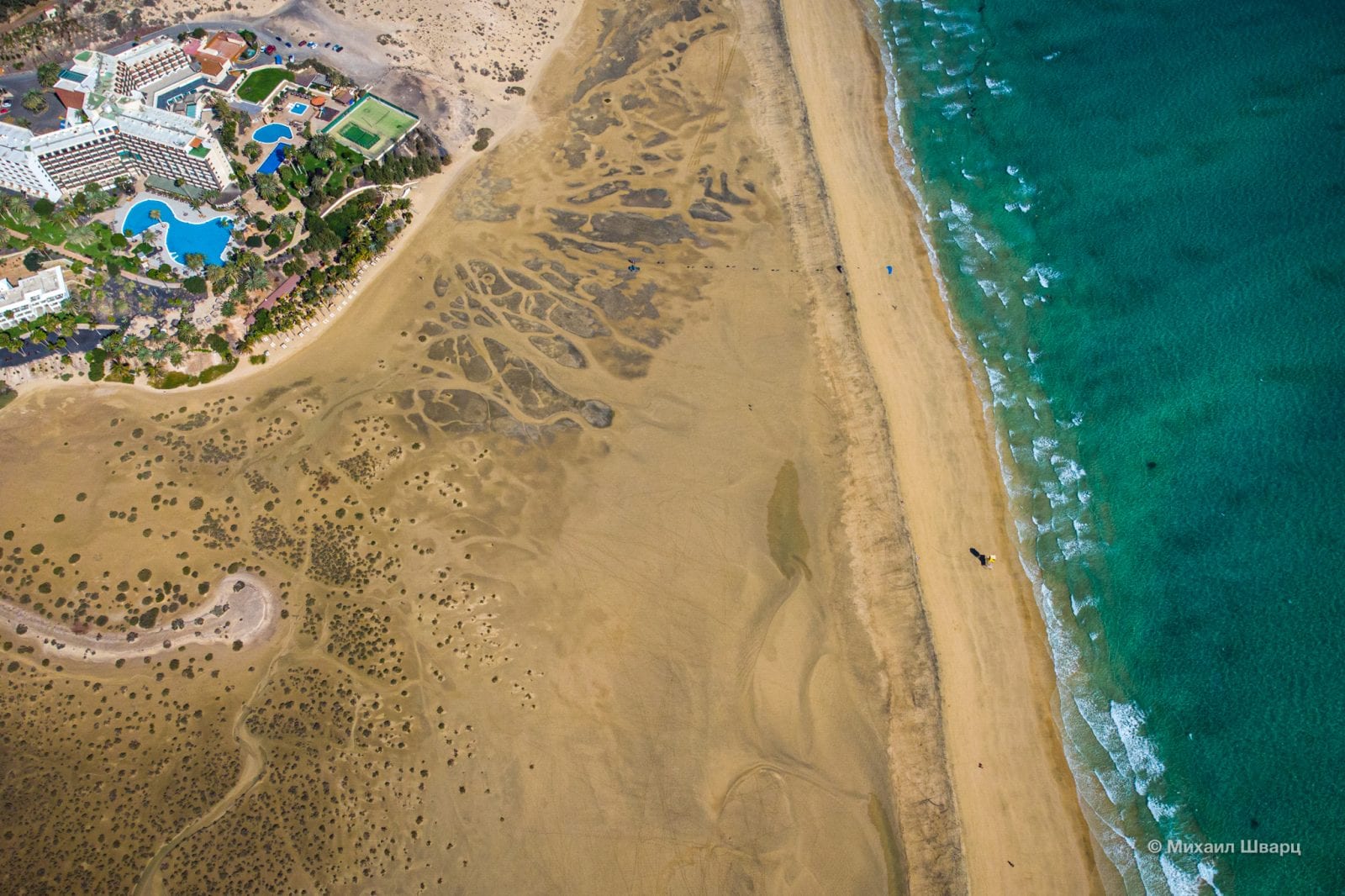 Бесконечный пляж Сотавенто де Хандия