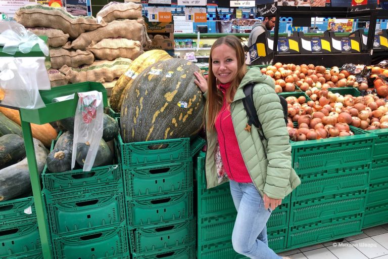 Лена и канарская тыква